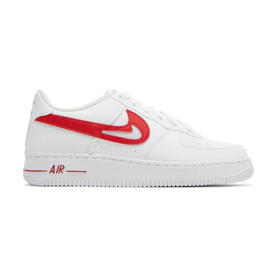 (GS) Nike Air Force 1 Low FM 'White Red'