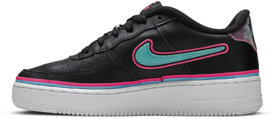 (Grade School) Nike Air Force 1 Low LV8 'Miami Vice' AR0734-001 Lookbook (Grade School) Nike Air Force 1 Low LV8 'Miami Vice' AR0734-001
