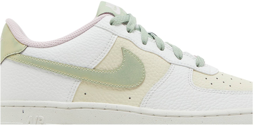 Grade School Nike Air Force 1 Low LV8 Muted Green DQ0360 100