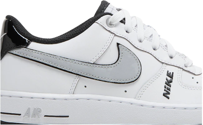 Air force 1 low white/wolf grey/black lv8 best sale