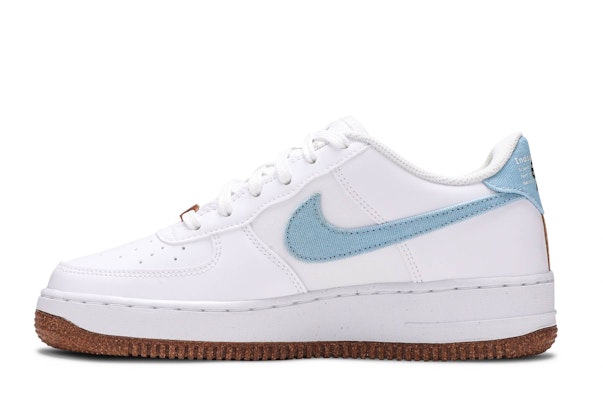 (小学) Nike Air Force 1 低帮 LV8 靛蓝帆布软木白 DA3093-100 Lookbook (小学) Nike Air Force 1 低帮 LV8 靛蓝帆布软木白 DA3093-100