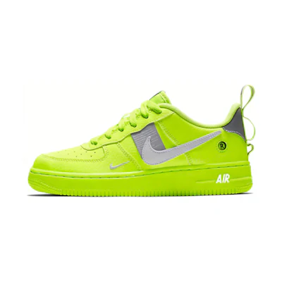 (GS) Nike Air Force 1 Low LV8 Utility 'Volt'