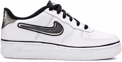 (Grade School) Nike Air Force 1 Low NBA White Black AR0734-100 (Grade School) Nike Air Force 1 Low NBA White Black AR0734-100