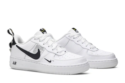 (Grade School) Nike Air Force 1 Low Utility White Black AR1708-100