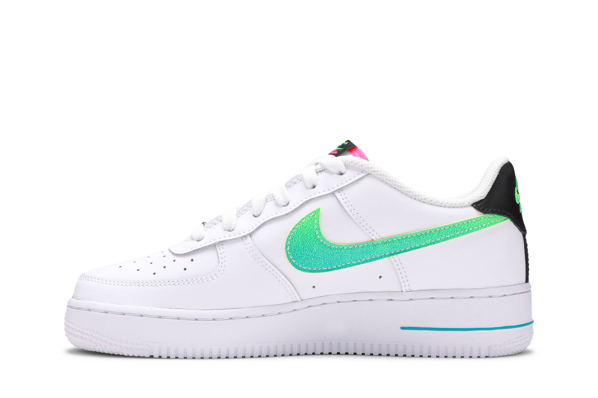 Lookbook （年級學校）Nike Air Force 1 LV8 1 '白色碧綠' DJ5154-100