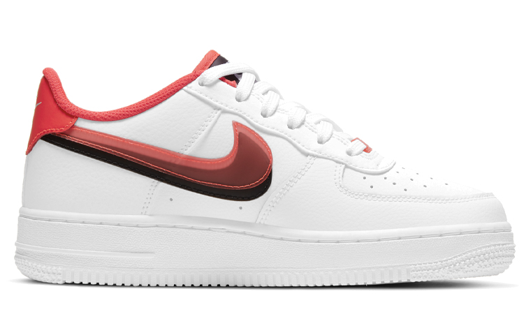 (GS) Nike Air Force 1 LV8 'Double Swoosh - Bright Crimson' 圖 2