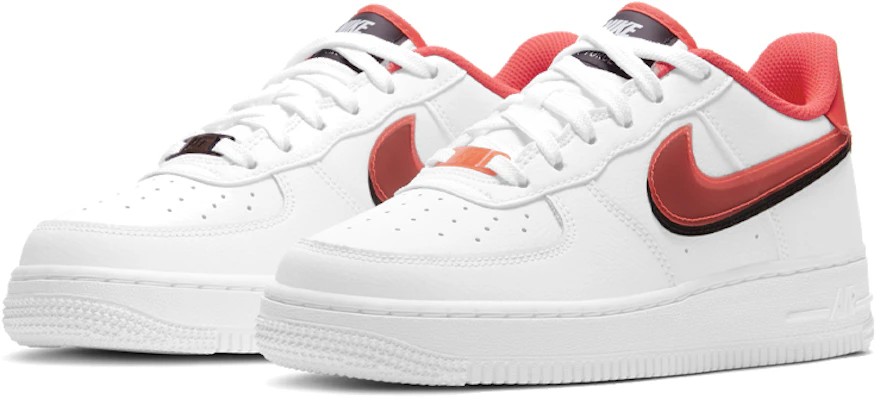 (Niños) Nike Air Force 1 LV8 'Doble Swoosh - Bright Crimson' CW1574-101 Lookbook (Niños) Nike Air Force 1 LV8 'Doble Swoosh - Bright Crimson' CW1574-101