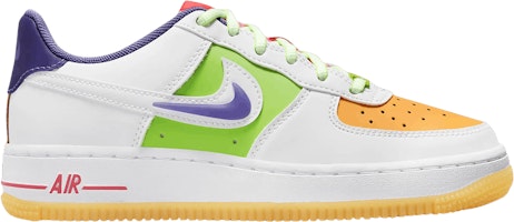 (Grade School) Nike Air Force 1 LV8 'Fruit Colors' FD1035-100 (Grade School) Nike Air Force 1 LV8 'Fruit Colors' FD1035-100