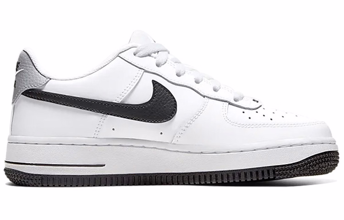 (Grade School) Nike Air Force 1 LV8 'White Black Mini Swoosh' CT5531-100