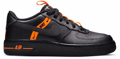 (Grade School) Nike Air Force 1 LV8 KSA 'Worldwide Pack - Black Total Orange' CT4683-001 (Grade School) Nike Air Force 1 LV8 KSA 'Worldwide Pack - Black Total Orange' CT4683-001