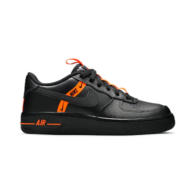 (GS) Nike Air Force 1 LV8 KSA 'Worldwide Pack - Black Total Orange'