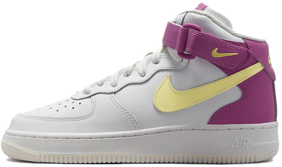 nike-air-force-1-mid-le-citron-fuchsia-gs