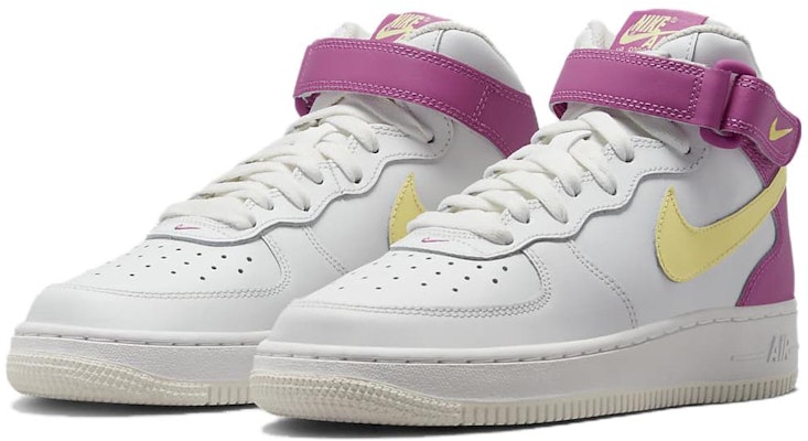 (小童) 耐克 Air Force 1 中帮 LE '柠檬紫红' DH2933-100 Lookbook (小童) 耐克 Air Force 1 中帮 LE '柠檬紫红' DH2933-100