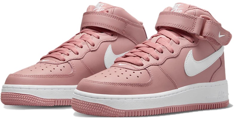 (Sekolah Dasar) Nike Air Force 1 Mid LE 'Merah Stardust' DH2933-600 Lookbook (Sekolah Dasar) Nike Air Force 1 Mid LE 'Merah Stardust' DH2933-600