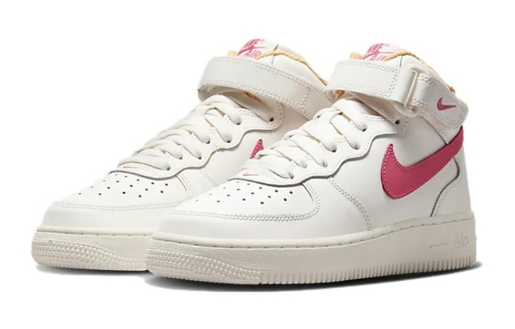 Lookbook (Nomor Sekolah) Nike Air Force 1 Mid LE 'Sail Sea Coral' Anak-Anak DH2933-102