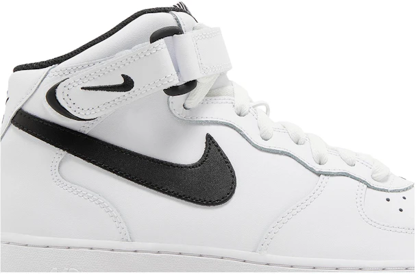 Air force 1 top mid white grade school