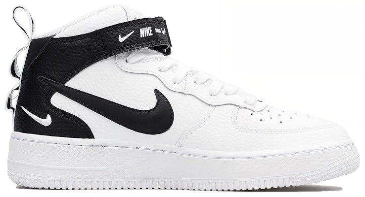 (Nilai Sekolah) Nike Air Force 1 Mid Utility Putih Hitam AV3803-100 Order (Nilai Sekolah) Nike Air Force 1 Mid Utility Putih Hitam AV3803-100