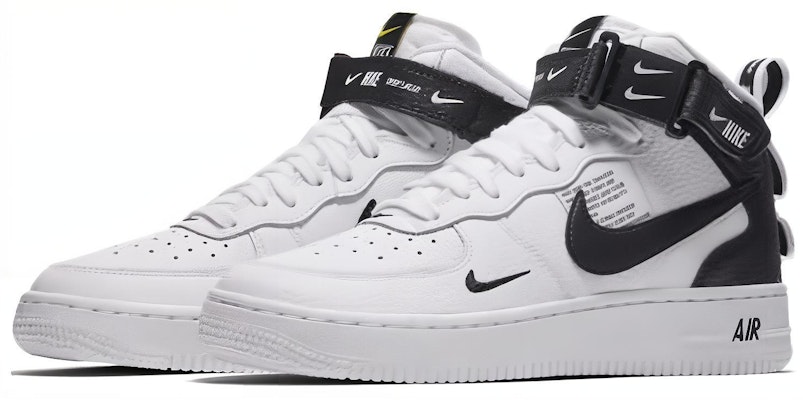 (Nilai Sekolah) Nike Air Force 1 Mid Utility Putih Hitam AV3803-100 Shop (Nilai Sekolah) Nike Air Force 1 Mid Utility Putih Hitam AV3803-100