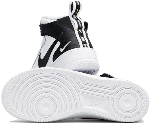 (Nilai Sekolah) Nike Air Force 1 Mid Utility Putih Hitam AV3803-100 Details for (Nilai Sekolah) Nike Air Force 1 Mid Utility Putih Hitam AV3803-100