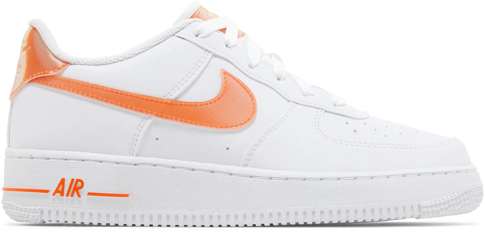 Nike air force 2025 1 white with orange