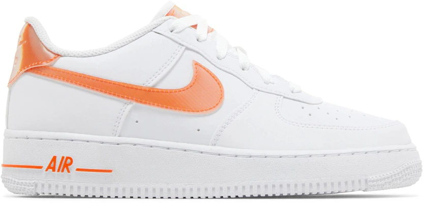 Grade School Nike Air Force 1 Next Nature Safety Orange