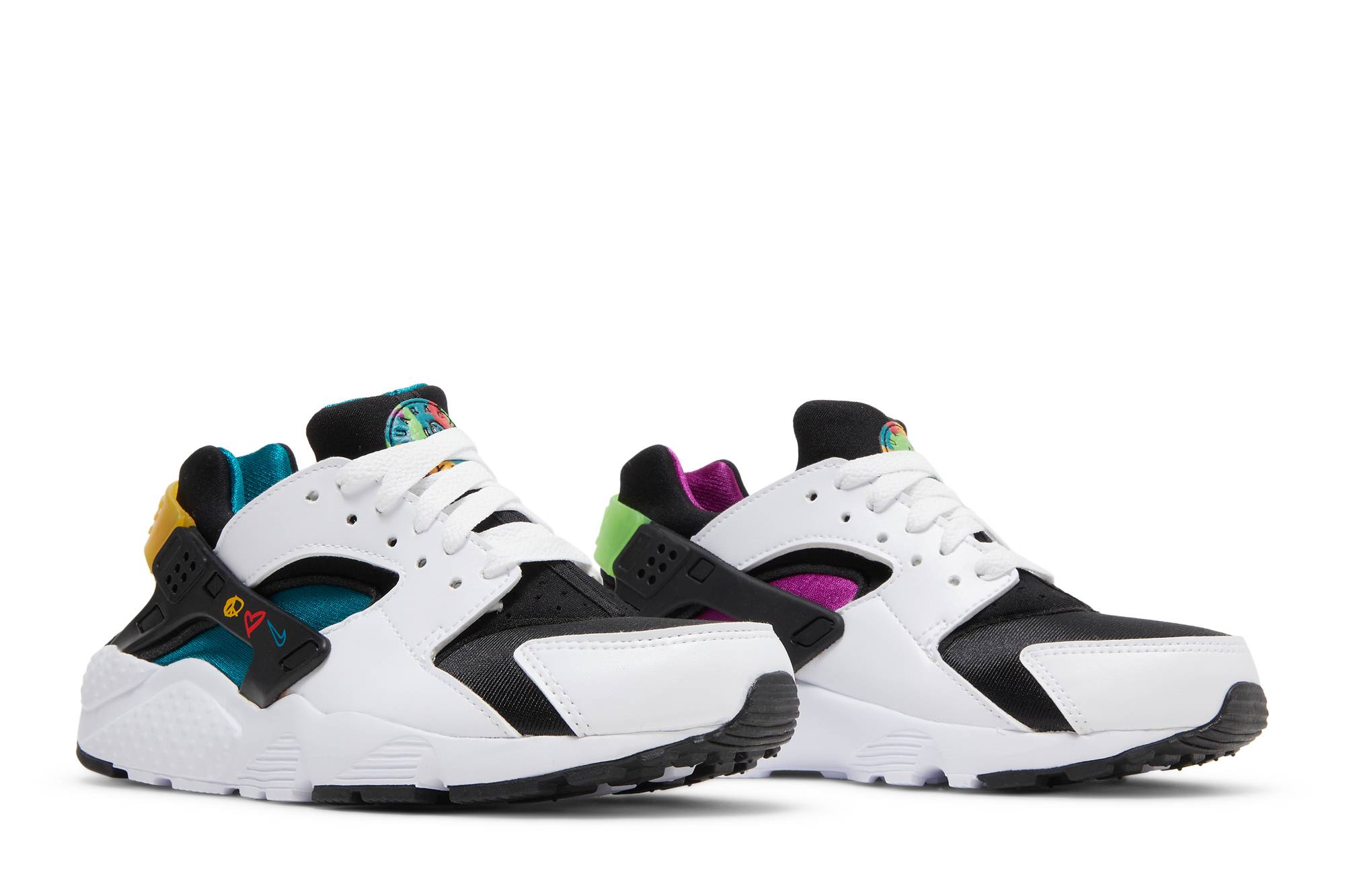 Cheap (Niños) Nike Air Huarache 'Peace, Love, Swoosh' DM8156-100