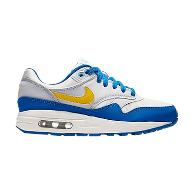(GS) Nike Air Max 1 'Signal Blue Amarillo'