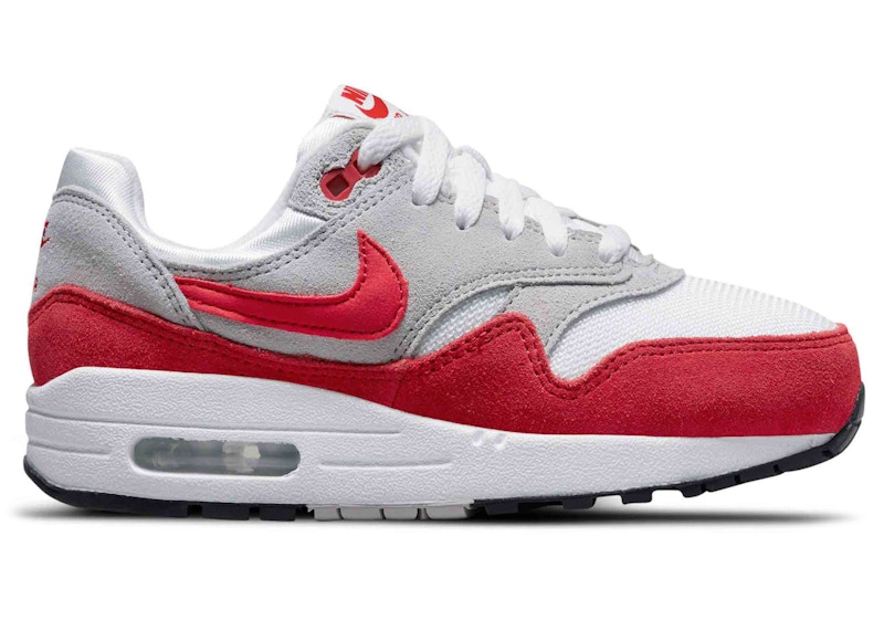 Buy (Nike Air Max 1 Anak) 'Putih University Red' 555766-146
