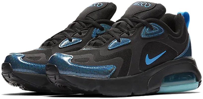 (大童款) 耐克 Air Max 200 黑色极光 CQ4009-001 Lookbook (大童款) 耐克 Air Max 200 黑色极光 CQ4009-001