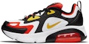 Buy (Kanak-Kanak) Nike Air Max 200 'Hitam Bright Crimson' AT5627-005
