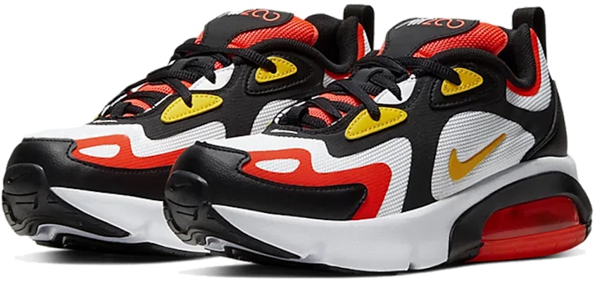 (Grade School) Nike Air Max 200 'Black Bright Crimson' AT5627-005 Lookbook (Grade School) Nike Air Max 200 'Black Bright Crimson' AT5627-005