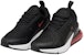 (Kanak-Kanak) Nike Air Max 270 'Hitam Merah Crimson' FB8037-001