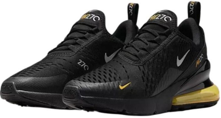 (Grade School) Nike Air Max 270 'Black University Gold' FD9778-002 Lookbook (Grade School) Nike Air Max 270 'Black University Gold' FD9778-002