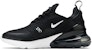 (Kanak-Kanak) Nike Air Max 270 'Hitam Pekat' 943345-001
