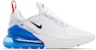 (Kanak-Kanak) Nike Air Max 270 'Putih Biru Foto Cerah' 943345-114