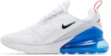 Lookbook (Kanak-Kanak) Nike Air Max 270 'Putih Biru Foto Cerah' 943345-114