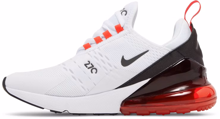 (Sekolah Dasar) Nike Air Max 270 'Putih Siren Merah' 943345-111 Lookbook (Sekolah Dasar) Nike Air Max 270 'Putih Siren Merah' 943345-111