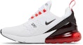 Lookbook (Nilai Sekolah) Nike Air Max 270 'Putih Siren Merah' 943345-111