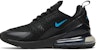 (Kanak-Kanak) Nike Air Max 270 BG 'Hitam Biru Imperial' CN9575-001