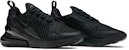 (Kanak-Kanak) Nike Air Max 270 BG 'Triple Black' Hitam Penuh BQ5776-001