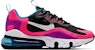 (Nilai Sekolah) Nike Air Max 270 React 'Hitam Hyper Pink Ungu Terang' BQ0101-001