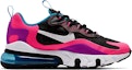 Order (Nilai Sekolah) Nike Air Max 270 React 'Hitam Hyper Pink Ungu Terang' BQ0101-001