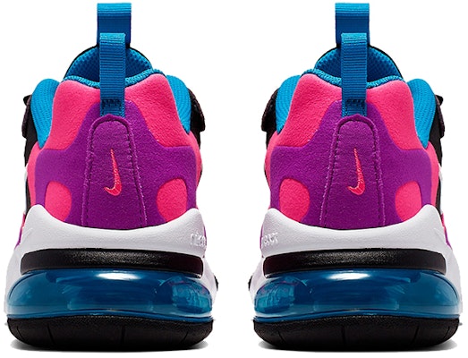 (Nilai Sekolah) Nike Air Max 270 React 'Hitam Hyper Pink Ungu Terang' BQ0101-001 Shop (Nilai Sekolah) Nike Air Max 270 React 'Hitam Hyper Pink Ungu Terang' BQ0101-001