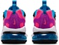Shop (Nilai Sekolah) Nike Air Max 270 React 'Hitam Hyper Pink Ungu Terang' BQ0101-001
