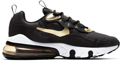 (Kanak-Kanak) Nike Air Max 270 React 'Hitam Emas Metalik Bintang' BQ0103-018 Order (Kanak-Kanak) Nike Air Max 270 React 'Hitam Emas Metalik Bintang' BQ0103-018