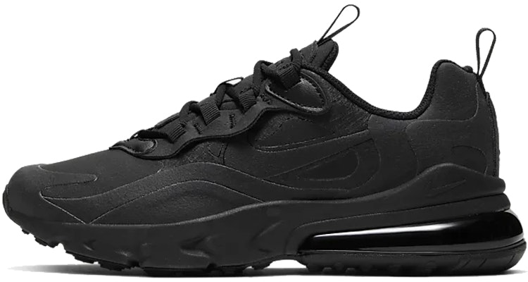 nike-air-max-270-react-triple-black-gs