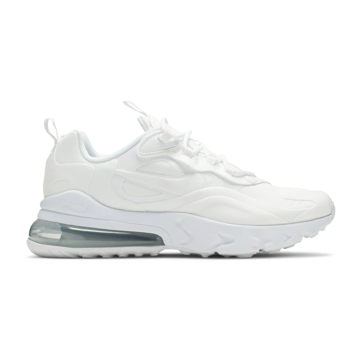 Sneaker Air Max 270 React Gs Triple White Nike Air Max 270 React