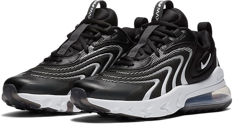 (Kanak-Kanak) Nike Air Max 270 React ENG 'Hitam Putih' CD6870-003 Lookbook (Kanak-Kanak) Nike Air Max 270 React ENG 'Hitam Putih' CD6870-003