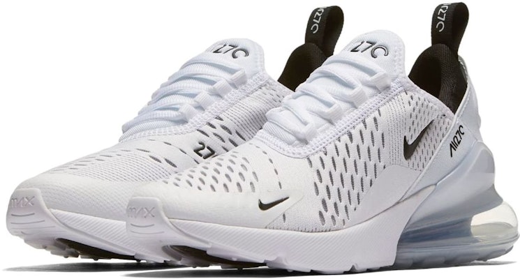 (Grade School) Nike Air Max 270 White Black 943345-100 Lookbook (Grade School) Nike Air Max 270 White Black 943345-100
