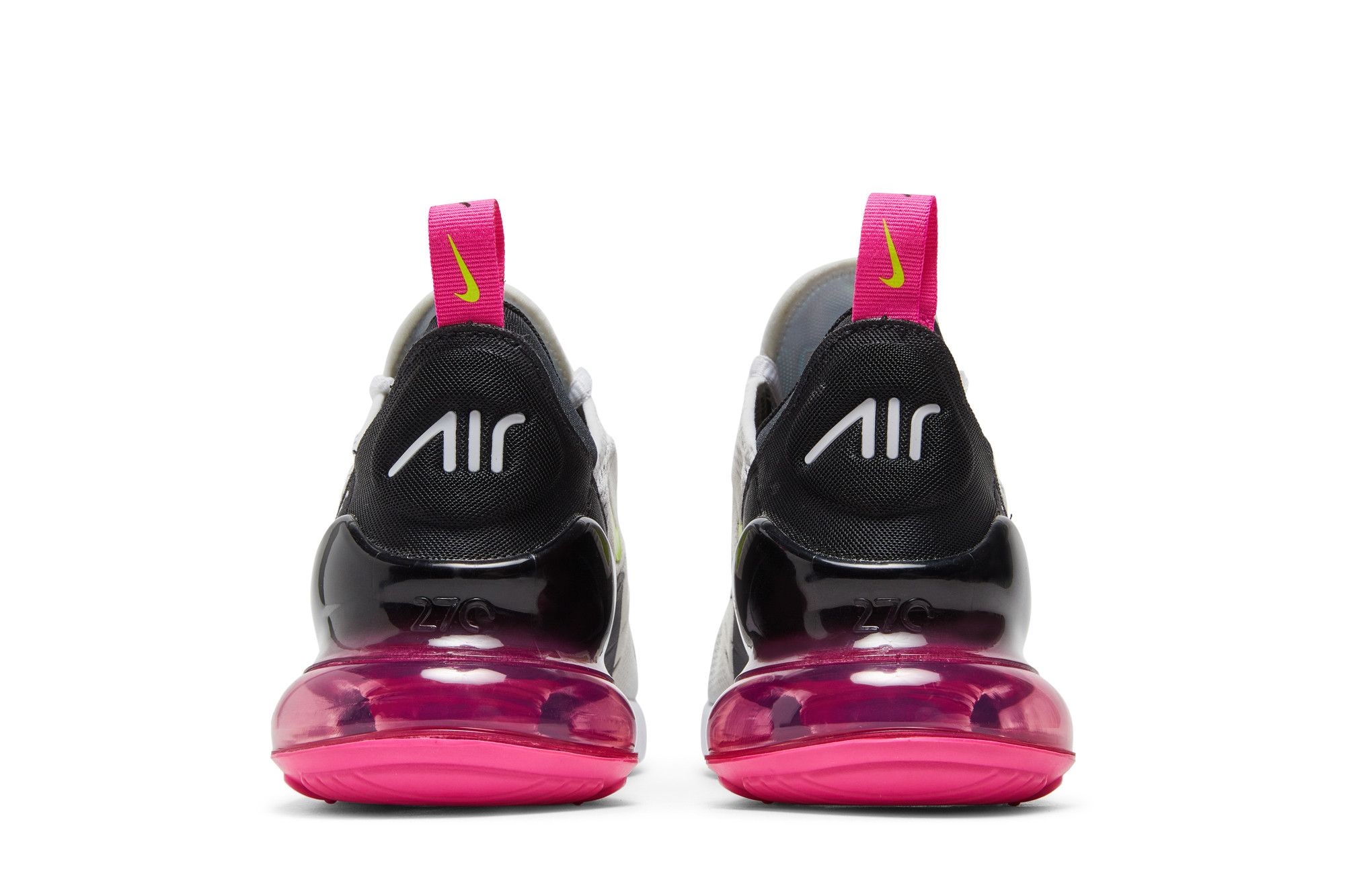 Details for (Per Ragazzi) Nike Air Max 270 Bianco Nero Laser Fucsia Volt 943345-102